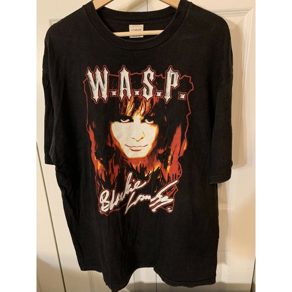 Cygnus WASP T Shirt Sz XL Men Sleeping In The Fire Blackie Lawless‎ W.A.S.P. - Picture 3 of 8